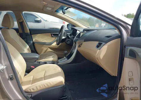 2012 Hyundai Elantra Gls from USA, damaged, VIN 5NPDH4AE7CH114192